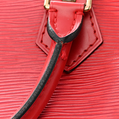 Louis Vuitton Epi Speedy 35 Castillan Red 18 of 21