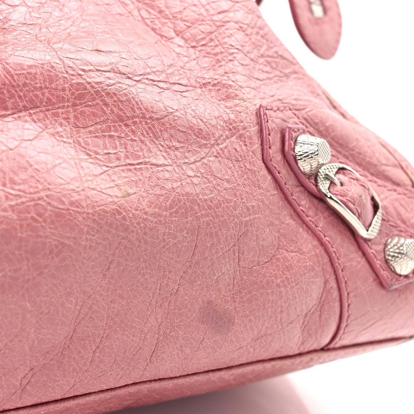 Agneau Giant 12 Silver Hardware City Rose Bruyere