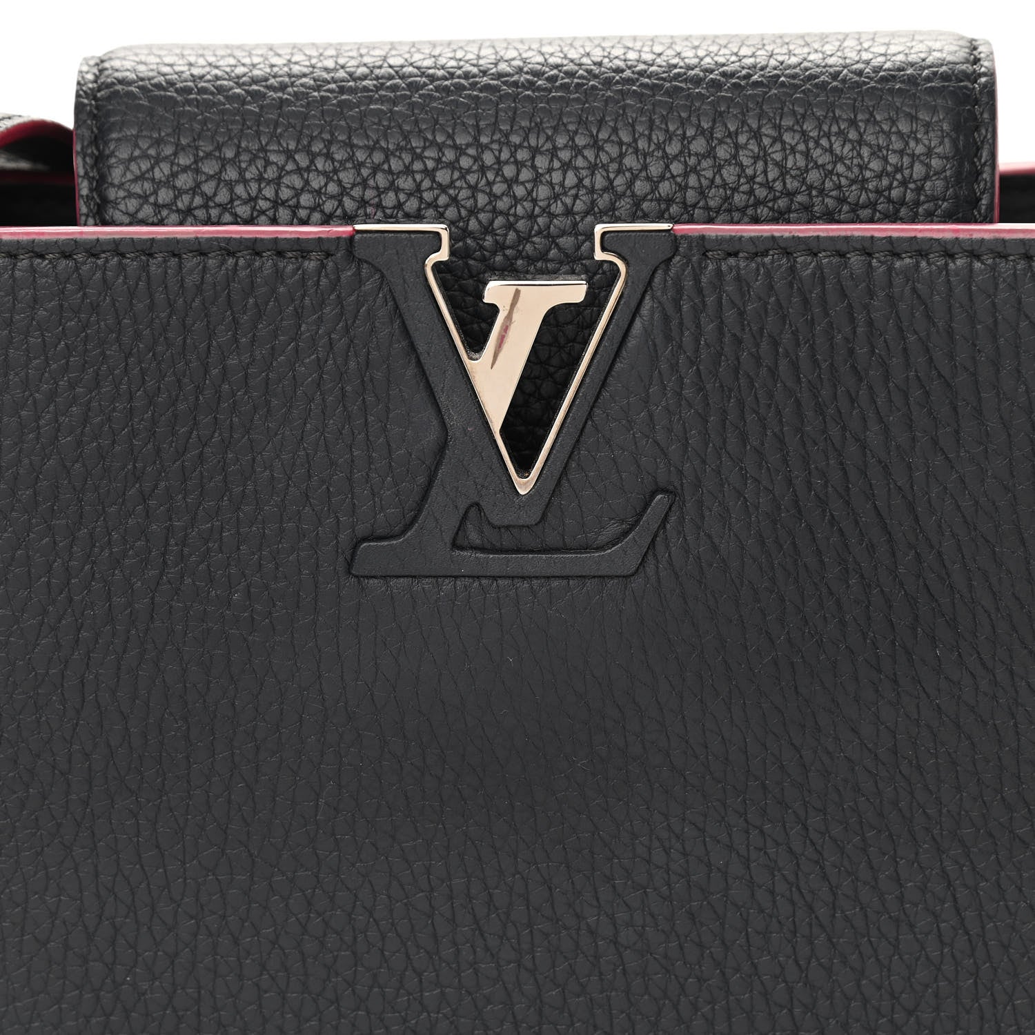 Louis Vuitton Taurillon Capucines PM Black 9 of 12