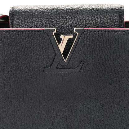 Louis Vuitton Taurillon Capucines PM Black 9 of 12