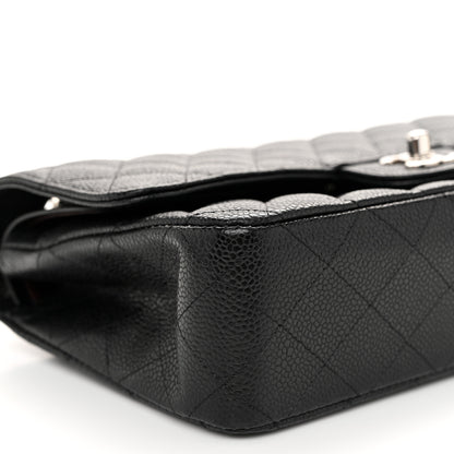 Chanel Caviar Quilted Medium Double Flap Black 9 of 11
