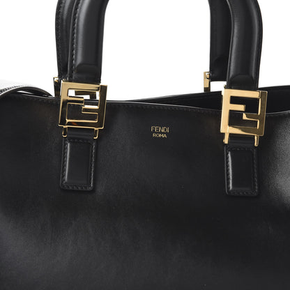 Fendi Vitello Glacier Medium FF Tote Black 10 of 10