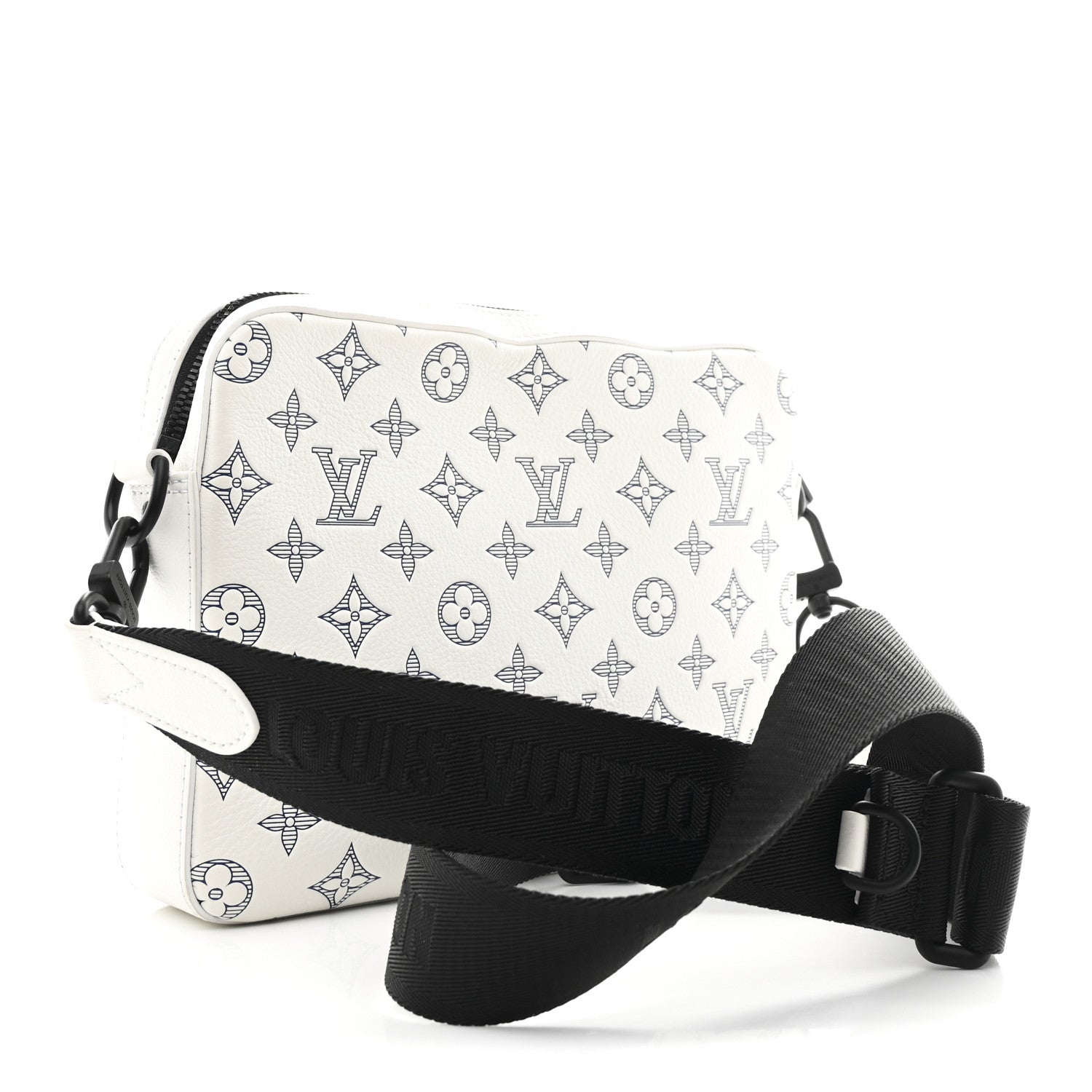 Louis Vuitton Monogram Shadow G65 Trio Messenger White 4 of 13