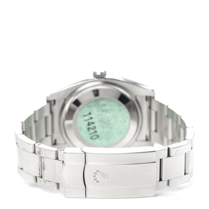 Rolex Stainless Steel 34mm Oyster Perpetual Air-King Watch Silver 114200 3 of 5