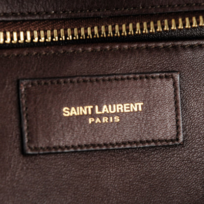 Saint Laurent Calfskin Small Classic Y Cabas Brown 6 of 7