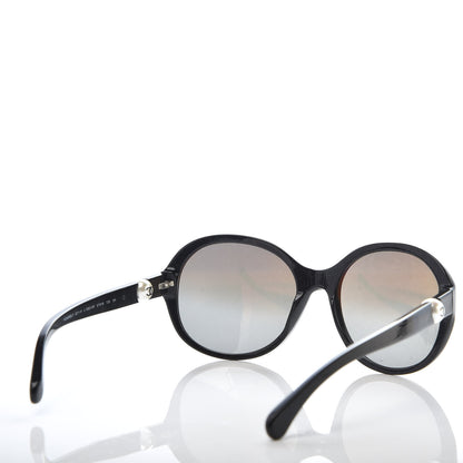 Chanel CC Pearl Sunglasses 5211-H Black 4 of 8