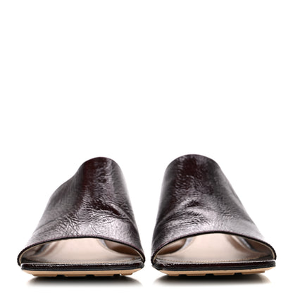 Bottega Veneta Paper Calfskin Stretch Mule Sandals 37.5 Fondant 3 of 9