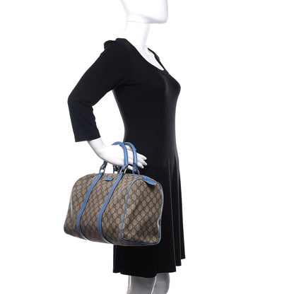 Gucci GG Plus Monogram Medium Joy Boston Light Blue 2 of 12