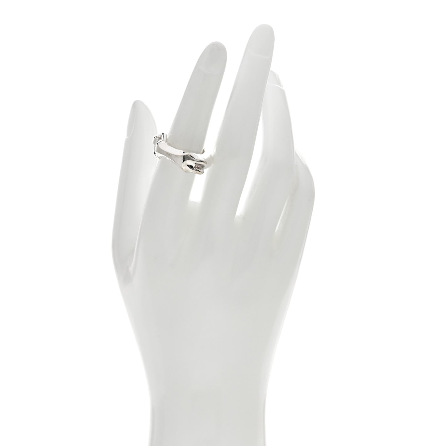 Sterling Silver PM Galop Ring 52 6