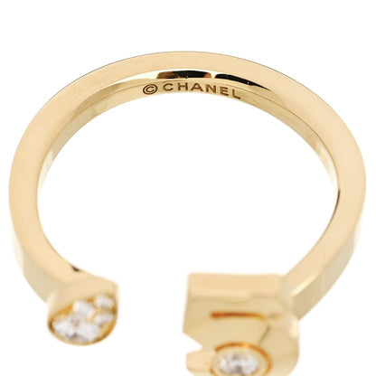 Chanel 18K Yellow Gold Diamond Extrait de No 5 Ring 54 7 4 of 5