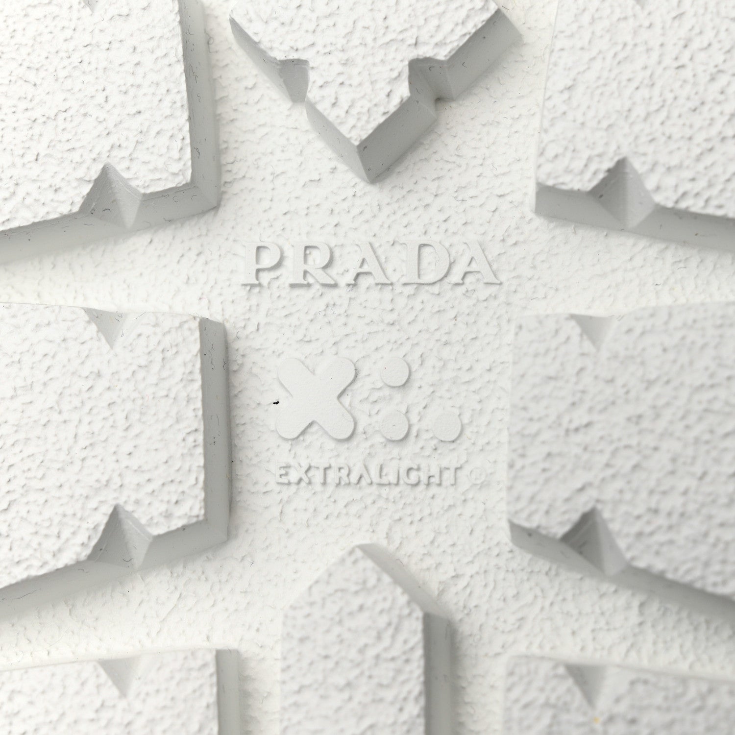 Prada EVA Rubber Double Strap 20mm Fussbett Sandals 37 Sole 8 of 9