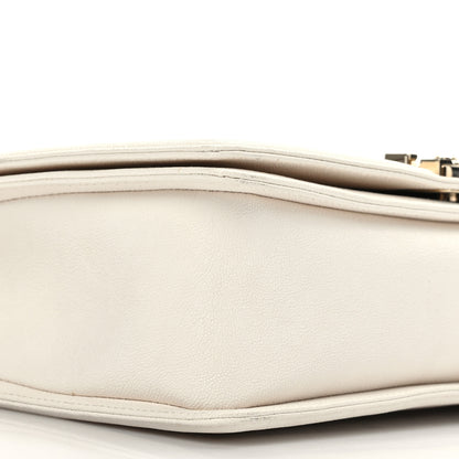 Chanel Caviar Quilted New Medium Boy Flap White 8 of 9