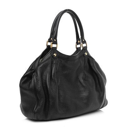 Gucci Calfskin Medium Sukey Tote Black 2 of 16