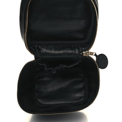 Chanel Calfskin Cosmetic Vanity Bag Black 5 of 19