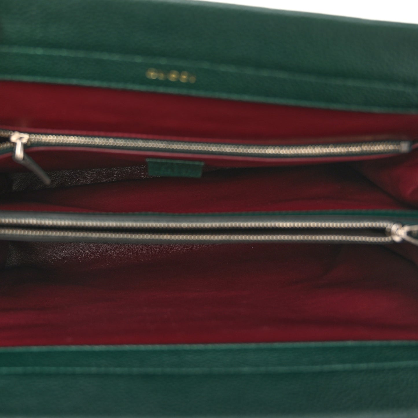 Grainy Calfskin Small Zumi Top Handle Bag Vintage Green