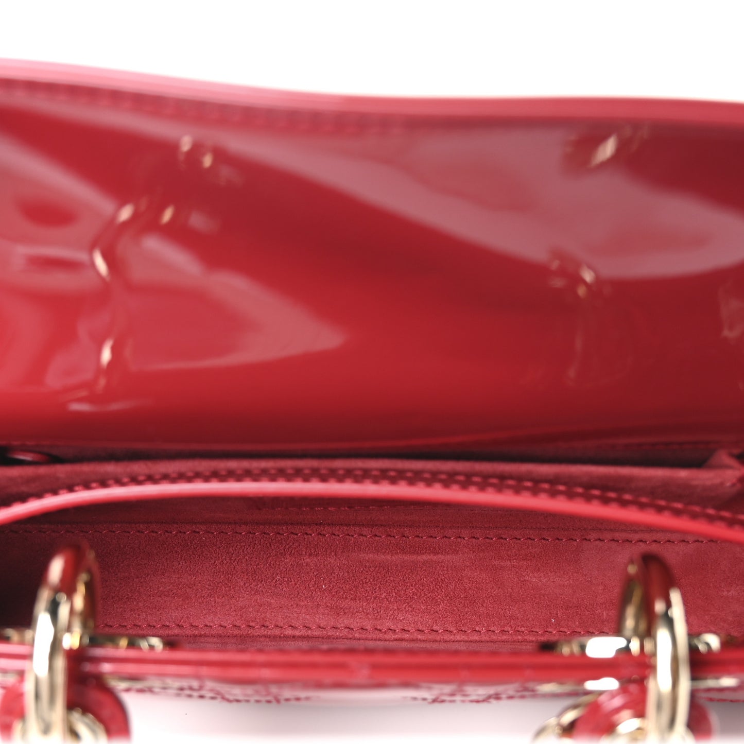 Patent Cannage Small Lady D-Joy Mexican Red