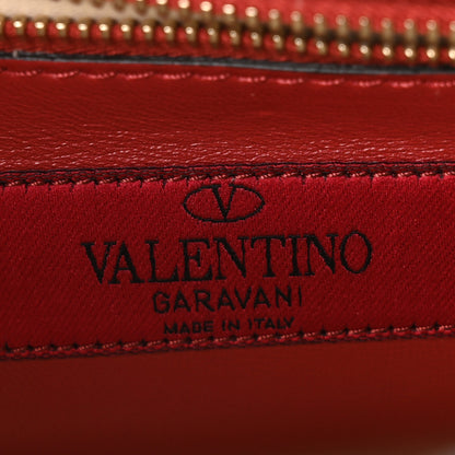 Valentino Garavani Snakeskin Lambskin Butterfly Medium Rockstud Spike Shoulder Bag Beige Multicolor 6 of 9