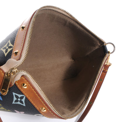 Louis Vuitton Monogram Multicolor Pochette Accessories Black 5 of 8