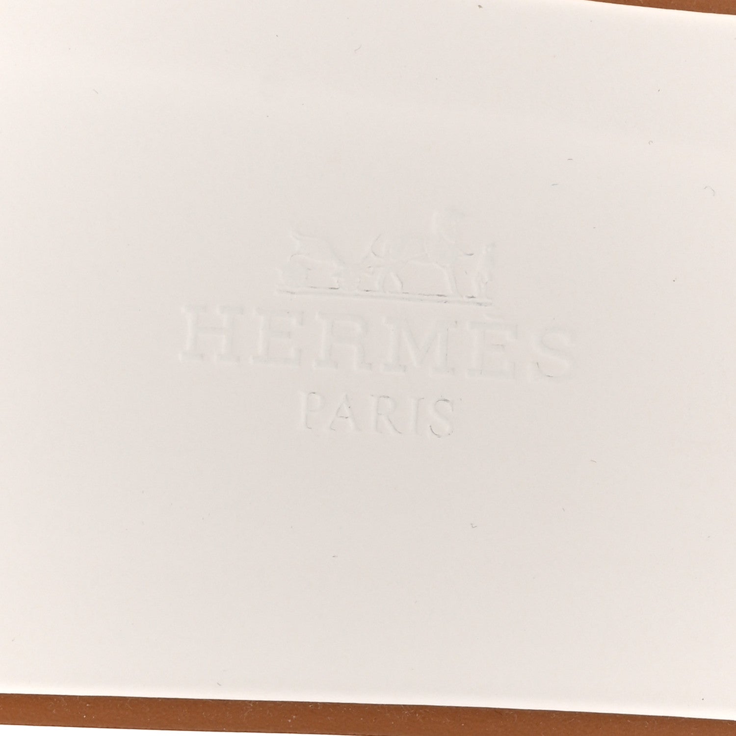 Hermes Box Calfskin Oran Sandals 38 White 7 of 10