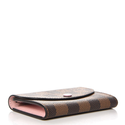 Louis Vuitton Damier Ebene Rosalie Coin Purse Rose Ballerine 4 of 7