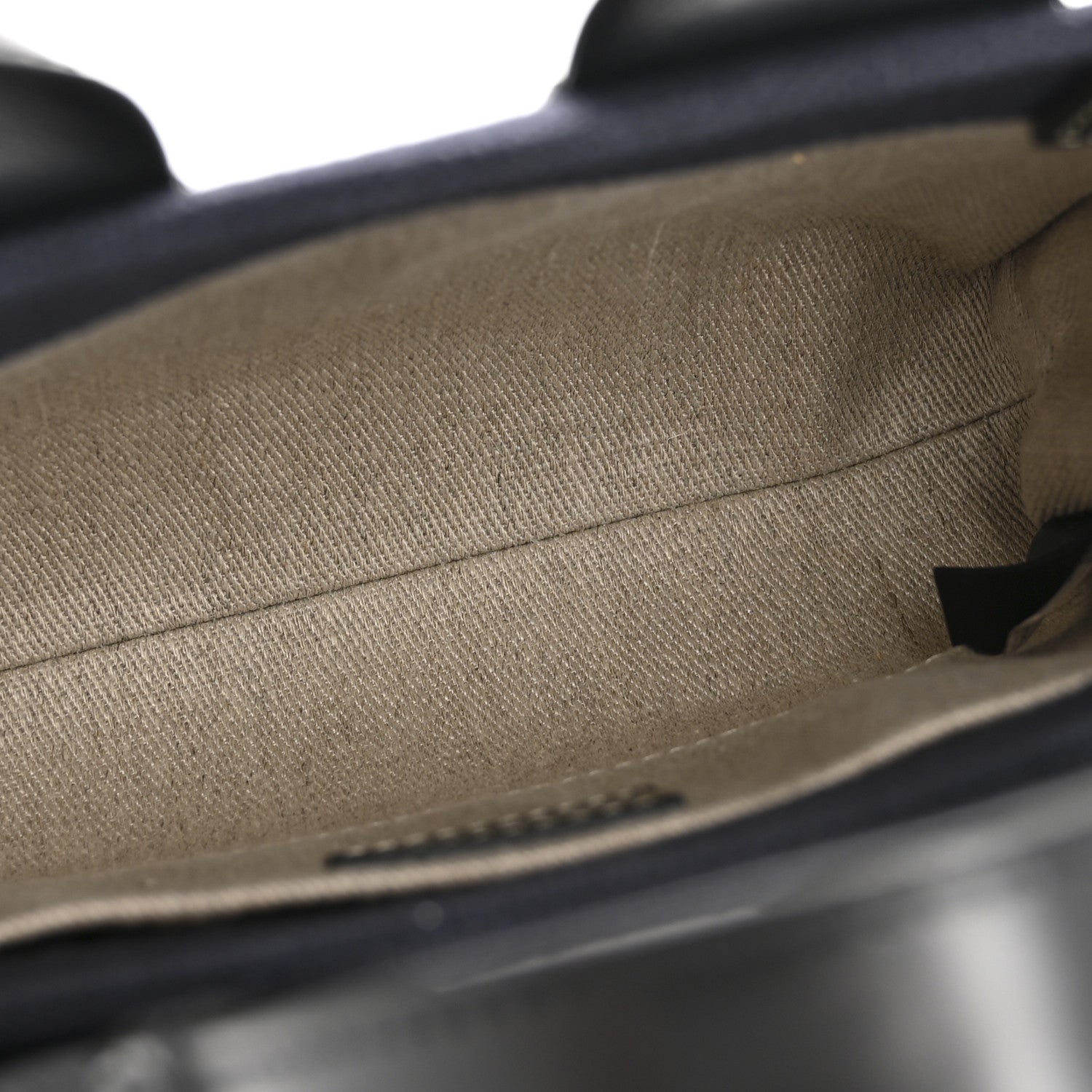 Chloe Calfskin Linen Small Woody Tote Deep Denim 5 of 10