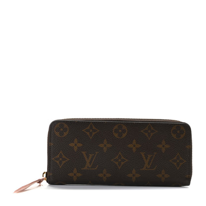 Louis Vuitton Monogram Clemence Wallet Rose Ballerine 1 of 6
