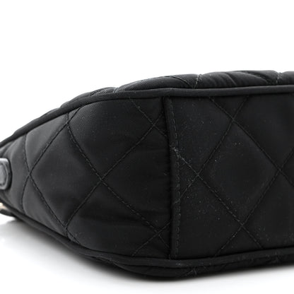 Prada Nylon Tessuto Impuntu Quilted Crossbody Bag Black 9 of 10