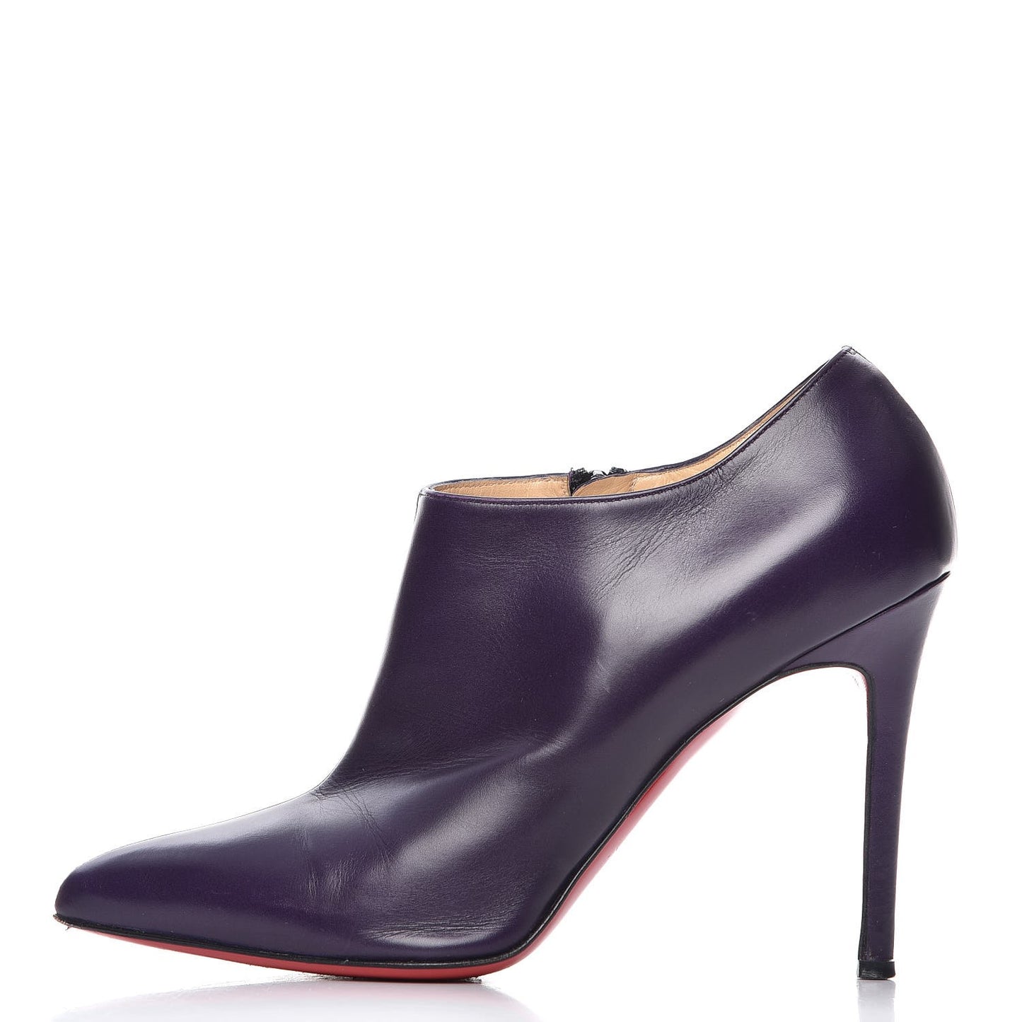 Calfskin Dahlia 100 Ankle Boots 38.5 Black