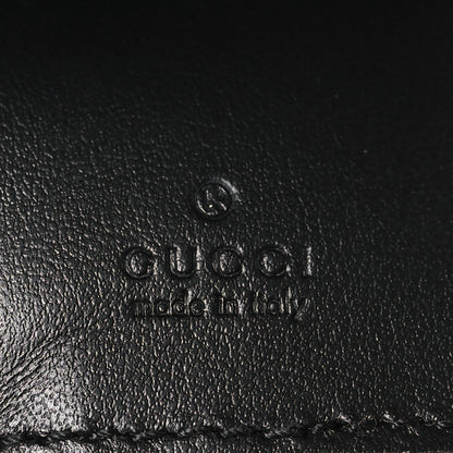 Gucci Calfskin Matelasse Mini GG Marmont Crossbody Bag Black 6 of 10