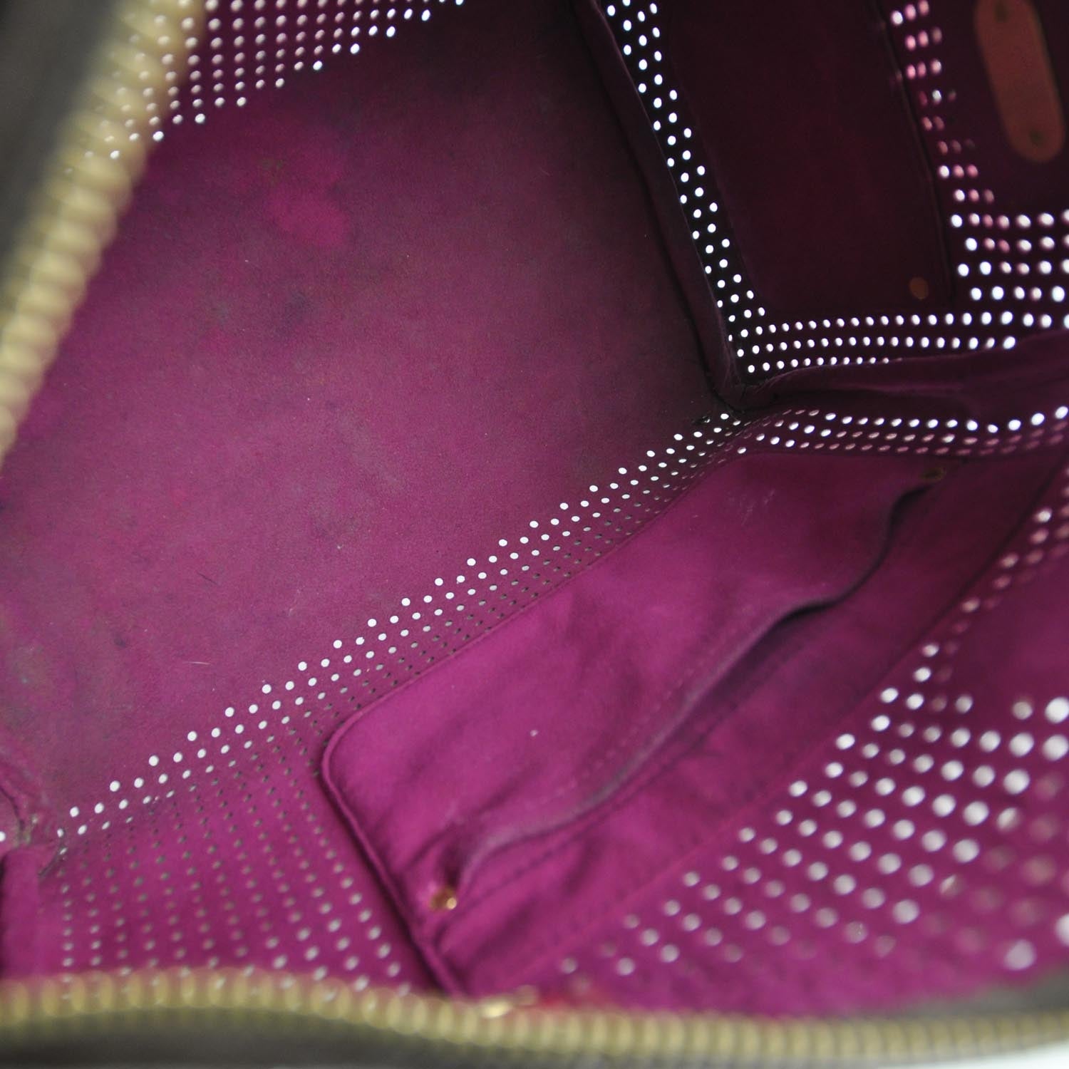 Louis Vuitton Monogram Perforated Speedy 30 Fuchsia 7 of 8