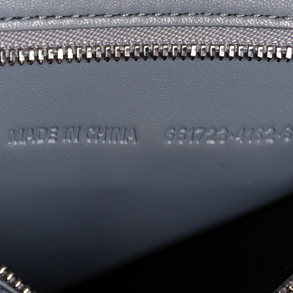 Balenciaga Faux Calfskin Fabric Small Sneakerhead Top Handle Bag Blue Grey 6 of 11