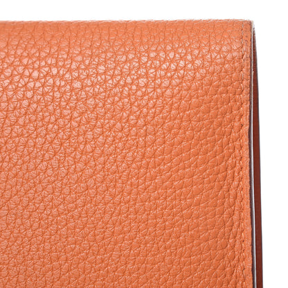 Hermes Togo Dogon Duo Wallet Orange 9 of 14