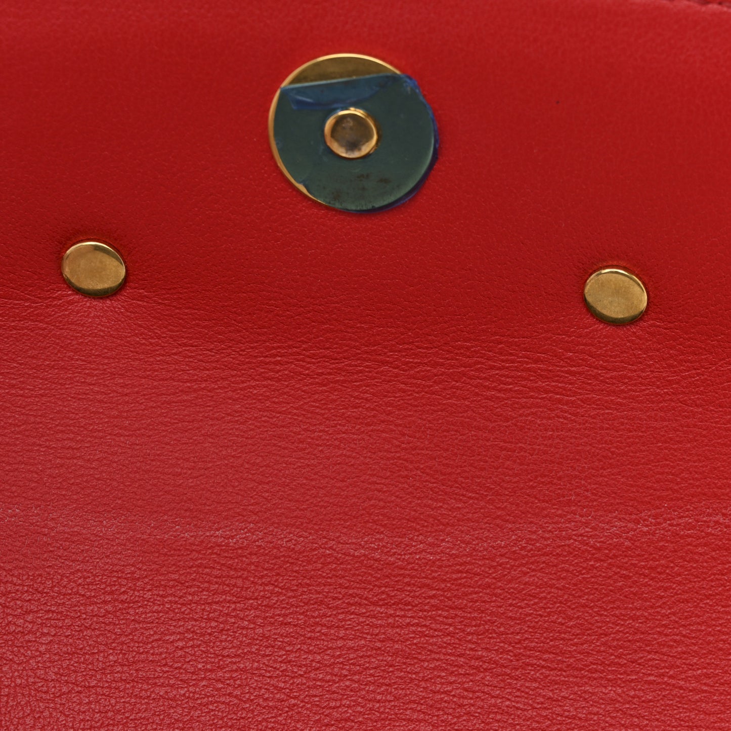 Calfskin Small Supervee Crossbody Bag Rouge Pur