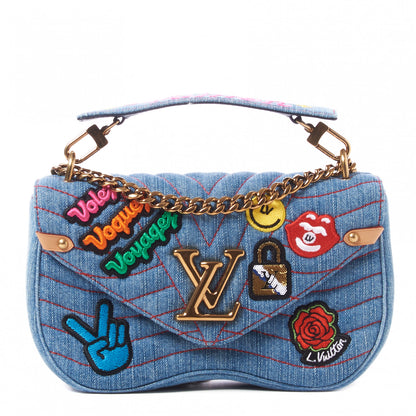 Louis Vuitton Denim New Wave Chain MM Blue 1 of 8