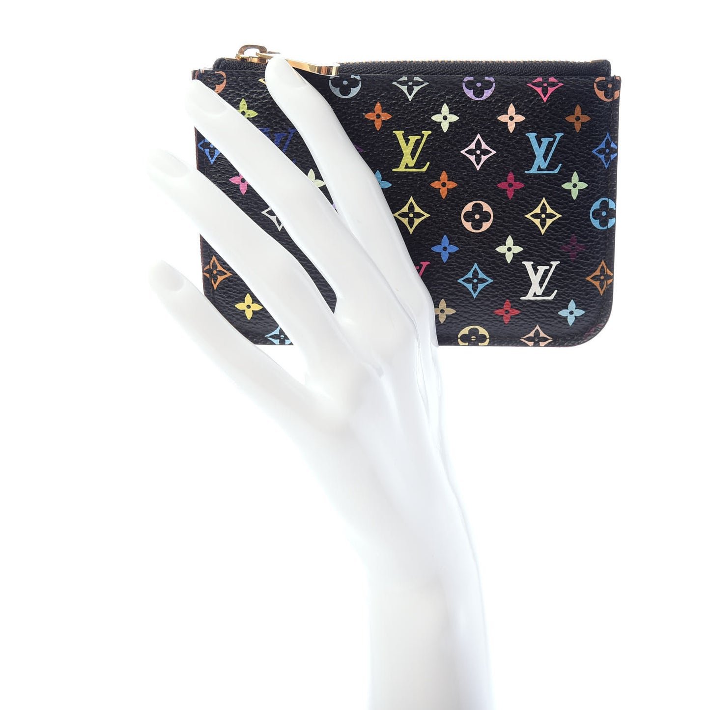 Monogram Multicolor Key Pouch Black Grenade