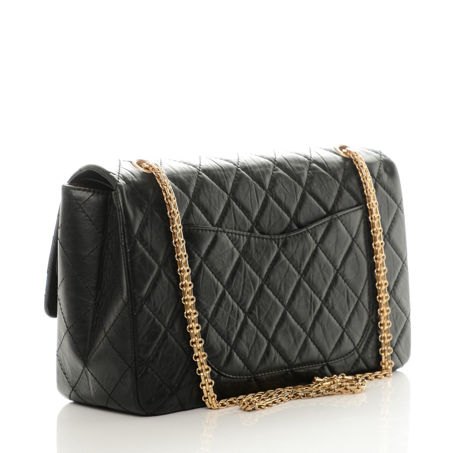 Chanel Aged Calfskin Quilted 2.55 Reissue 227 Flap Black 3 of 8
