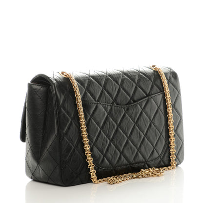 Chanel Aged Calfskin Quilted 2.55 Reissue 227 Flap Black 3 of 8