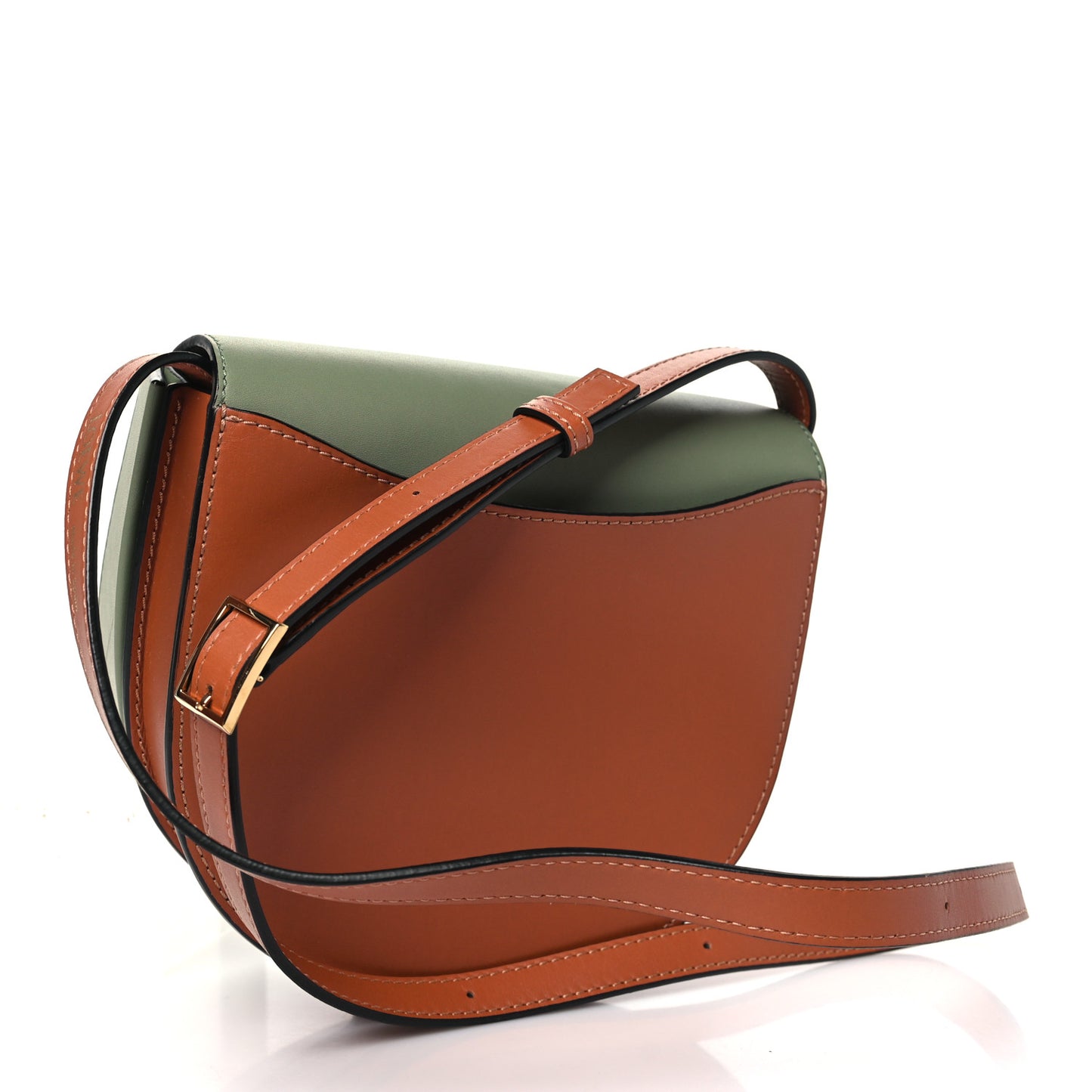 Soft Calfskin Heel Duo Rosemary Tan