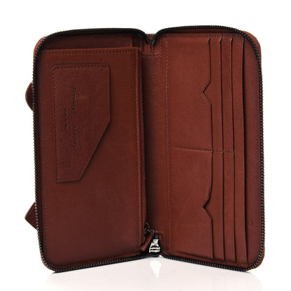 Proenza Schouler Lambskin PS1 Large Zip Around Wallet Saddle 4 of 4