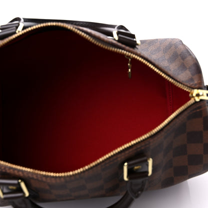 Louis Vuitton Damier Ebene Speedy Bandouliere 30 5 of 9
