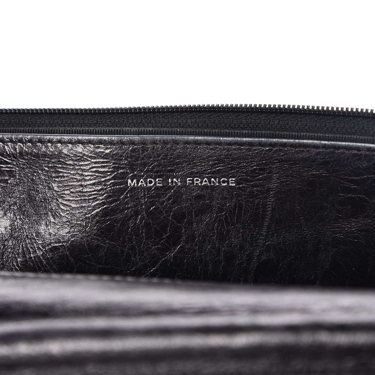 Glazed Aged Calfskin Reissue Wallet On Chain WOC Grey