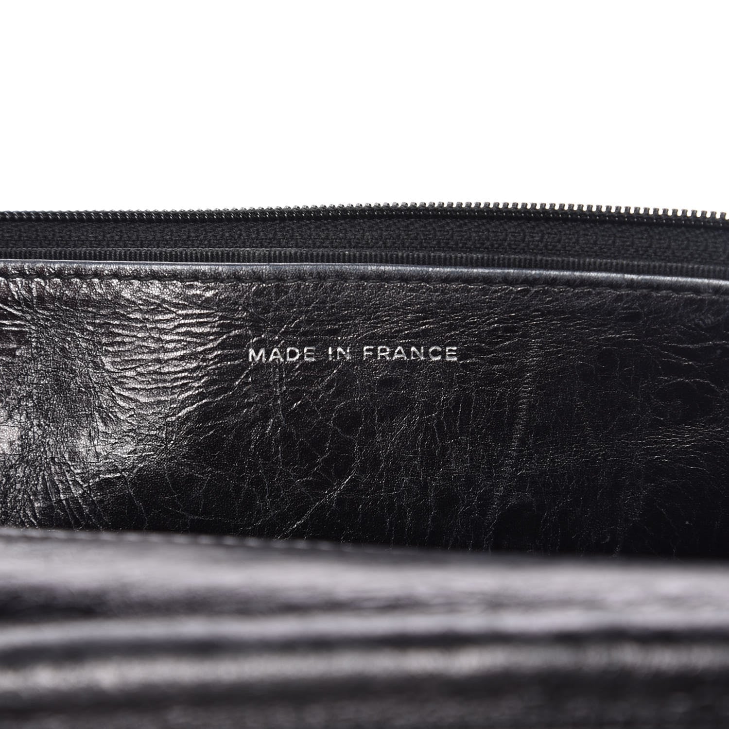 Chanel Glazed Aged Calfskin Reissue Wallet On Chain WOC Grey 7 of 13