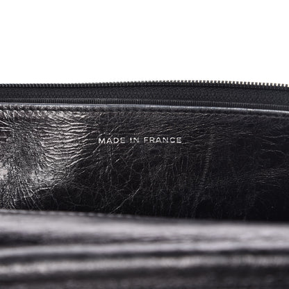 Chanel Glazed Aged Calfskin Reissue Wallet On Chain WOC Grey 7 of 13