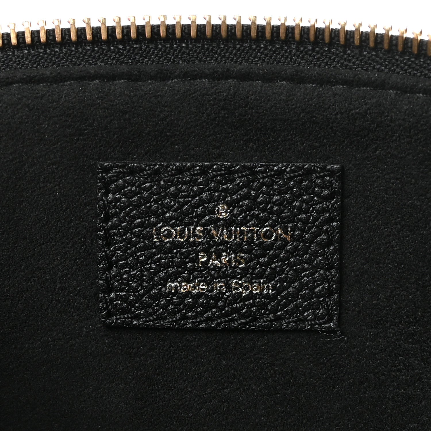 Louis Vuitton Empreinte Monogram Giant Petit Palais Black Beige 6 of 9