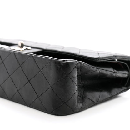 Chanel Lambskin Quilted Medium Double Flap Black 9 of 10
