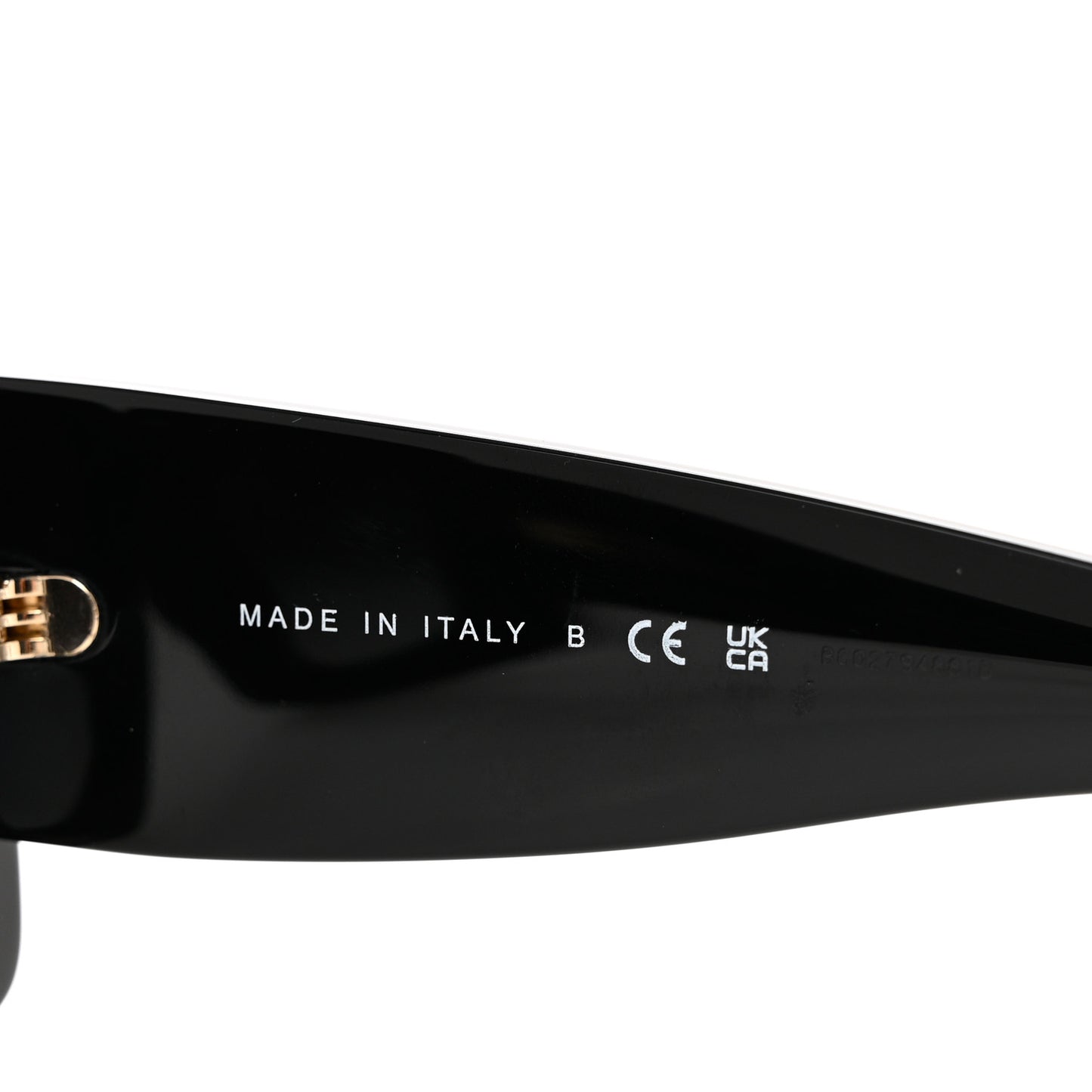 Acetate Rectangle Sunglasses 5435 Black