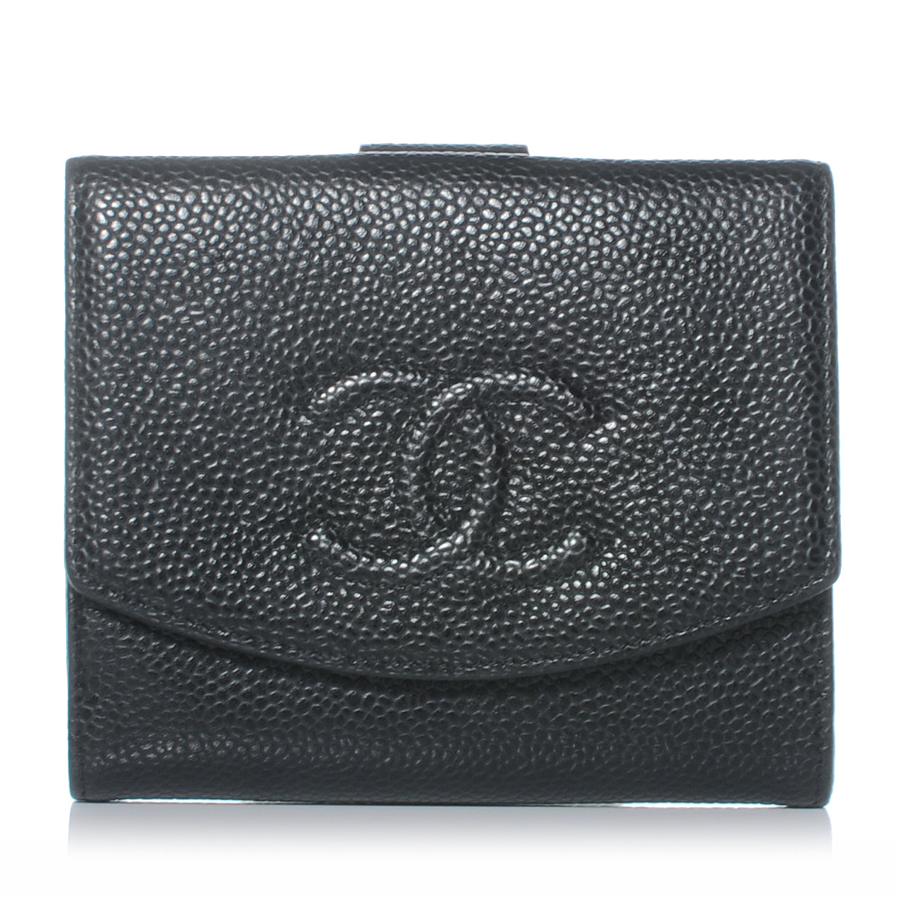 Caviar Compact CC Wallet Black
