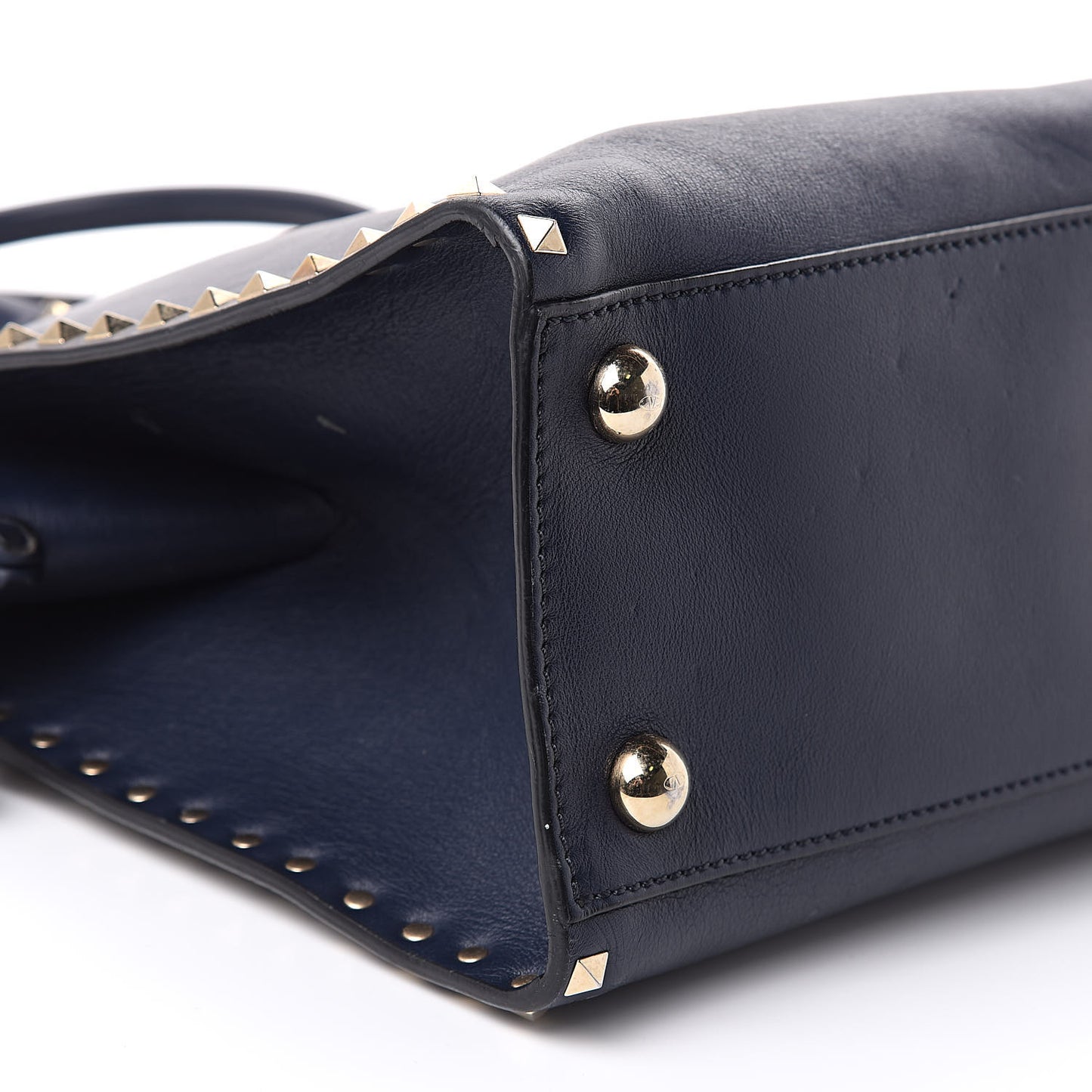 Vitello Rockstud Dome Shopper Marine