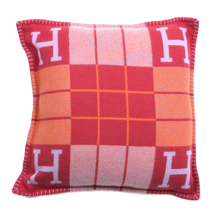 Hermes Wool Cashmere Avalon III Pillow PM Fuchsia Geranium 1 of 3