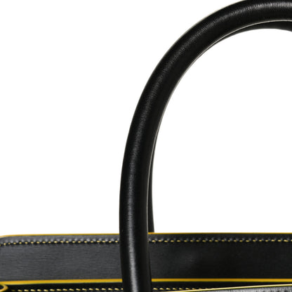 Celine Satin Calfskin Debossed Micro Luggage Black 12 of 13